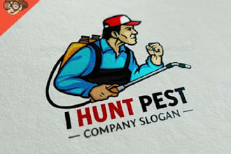 design catchy creative pest company logo