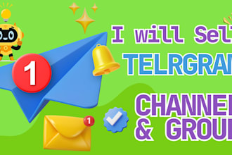 sell telegram old channel and group
