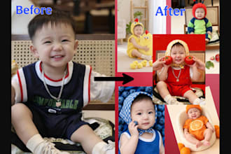 creatively ai replace baby faces fast and perfect