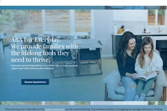 design wix aba therapy website autism therapy mental health website