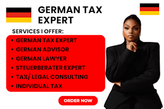 be your german tax expert and advisor, steuerberater expert, german lawyer