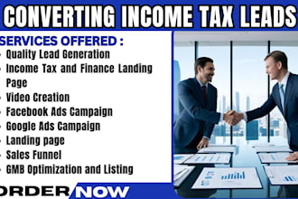 income tax leads income tax leads facebook ads income tax leads google ads