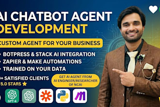 develop ai agents and chatbot for your business and research