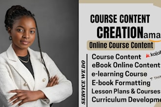 create online course content, ebook course creation, online course curriculum