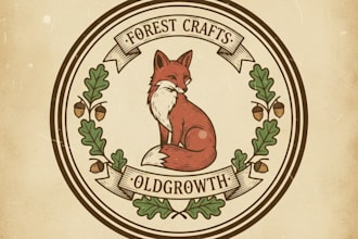 design vintage retro animal emblem fox logo