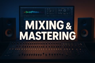 mix and master your audio tracks