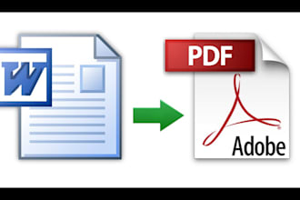 convert PDF to word, google docs, powerpoint