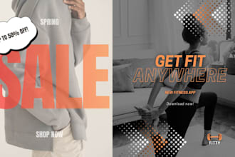 design stylish banners that grab attention and boost sales