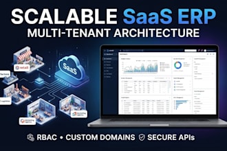 develop a scalable saas erp with multi tenant architecture