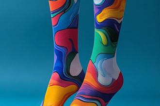 design custom and unique socks design