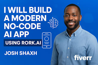 build a mobile and web app using rork ai, softgen fast and functional