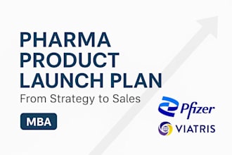 prepare go to market and product launch plan for healthcare product