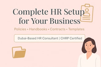 complete HR policies KPI and compliance setup for uae companies