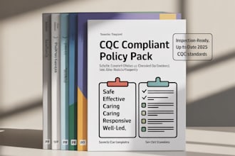 provide inspection ready policies and procedures for UK home carer