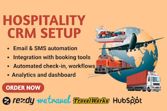 automate hospitality CRM hubspot freshsales rezdy wetravel travelmax travelworks