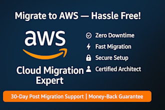 migrate your website or app to AWS cloud infrastructure