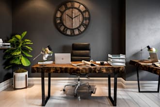 3d office design, cafe interior, meeting room, commercial space