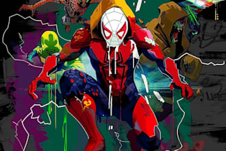 create your fantasy scifi superhero comic character