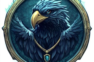 draw a medieval, fantasy, rpg gaming logo