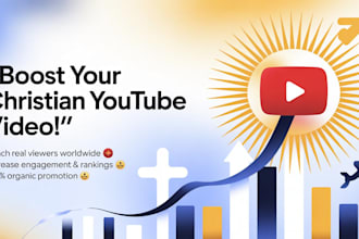 do organic christian youtube video promotion