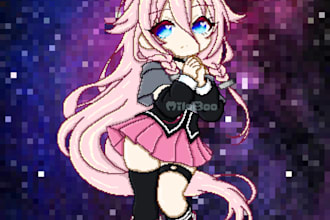 make detailed pixel arts