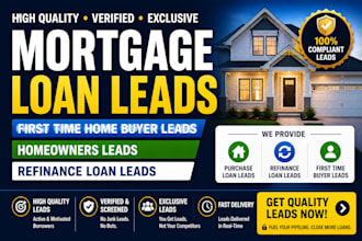 generate first time home buyer leads homeowners leads refinance loan website
