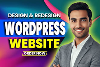 create website, build wordpress website, and design divi website as divi expert