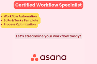 design and automate your workflow in asana