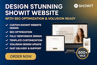showit website design template customization volusion design update showit seo