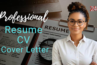 write professional resume, cv and cover letter