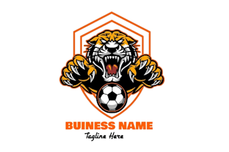 design modern and minimalist gaming, football, soccer logo