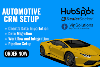 do automotive CRM website using zoho hubspot dealersocket freshsales vinsolution