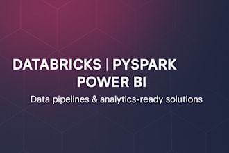 build and optimize your data pipeline in databricks or pyspark