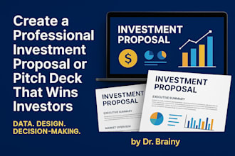 investment proposal and pitch deck