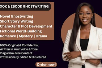 write or ghostwrite your fiction and nonfiction