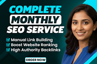 do monthly off page SEO and high da link building
