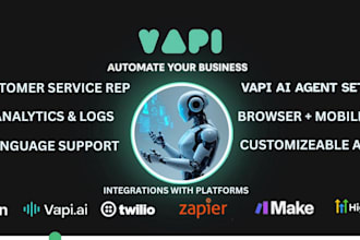 create ai chatbots and ai voiceagents in vapi, ghl,n8n
