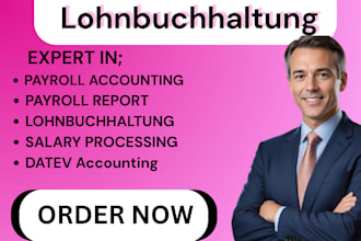 handle german lohnbuchhaltung payroll and tax via datev or lexoffice