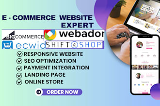 webador website ecwid store bigcommerce store shift4shop webador german store