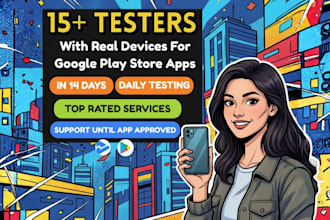 provide 12 or 20 testers for google play console closed testing