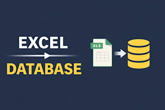 convert excel or CSV files into mysql or postgresql database