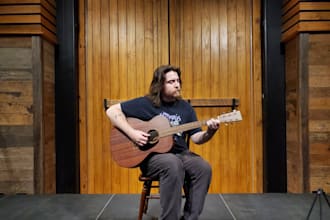 record pro electric and acoustic guitar tracks