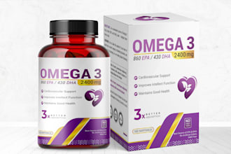 create product box packaging design