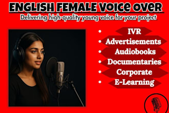 record professional english voice over in neutral accent