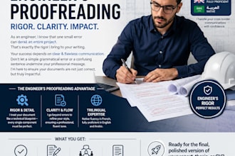 professionally proofread and edit your technical and business documents