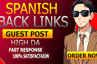 spanish backlinks guest post with high da and real traffic