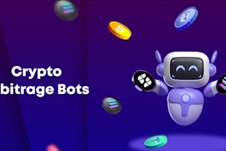 build custom and advanced crypto arbitrage bot, solana arbitrage bot, arbitrage