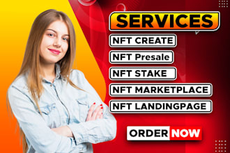 build marketplace minting staking smart contract, dapp