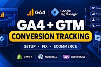 setup ga4 ecommerce tracking, GTM and google ads conversion tracking