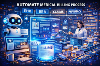automate medical billing, ehr, era, claims process and pharmacy
